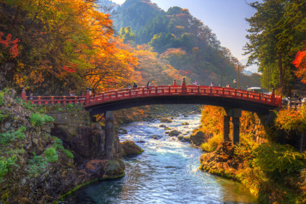 Shinkyo,Bridge,During,Autumn,In,Nikko,,Tochigi,,Japan