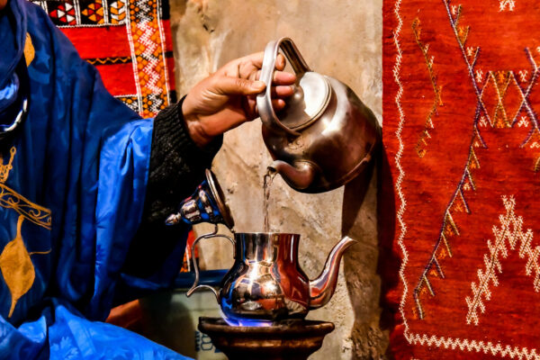 Berber,Tea,Making,In,Morocco,North,Africa