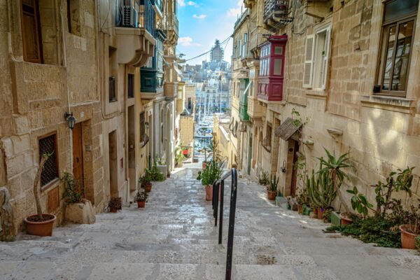 Downstairs,In,Olt,Town,Of,Senglea,,Malta