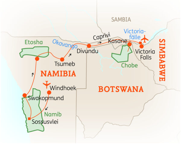 Erlebnis, Abenteuer & Begegnung Namibia | Erlebnisrundreisen.de
