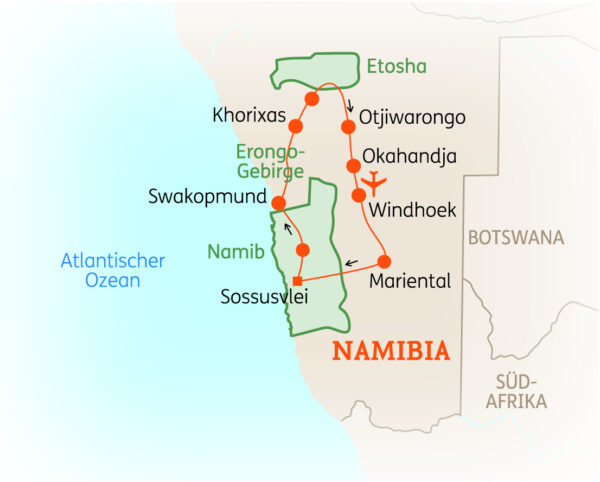 Naturkundliche Reisen Namibia | Erlebnisrundreisen.de
