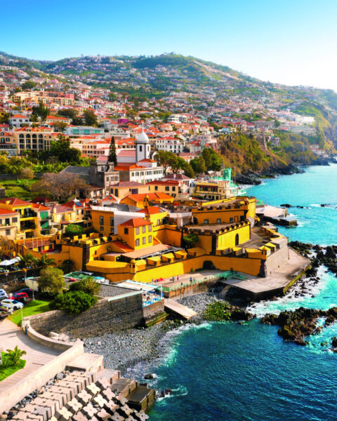 View,Of,Funchal,And,Fuerte,De,Madeira,In,The,Historical