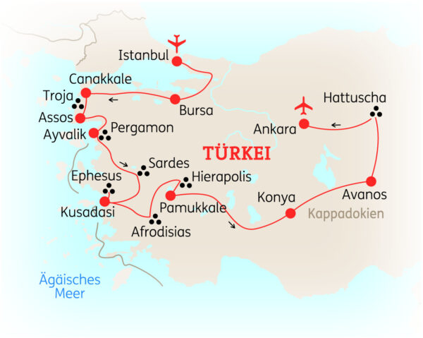 Gruppenreise Türkei: die ausführliche Reise 2026 | Erlebnisrundreisen.de