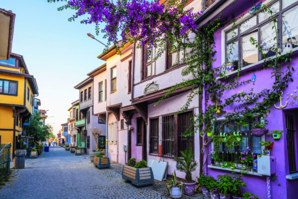 Mudanya,Town,Street,View,In,Bursa,Of,Turkey
