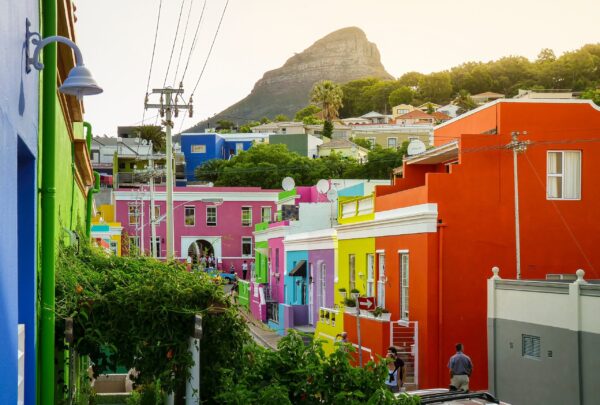 Colourful,Buildings,In,Bo-kaap,District,In,Cape,Town,,South,Africa.