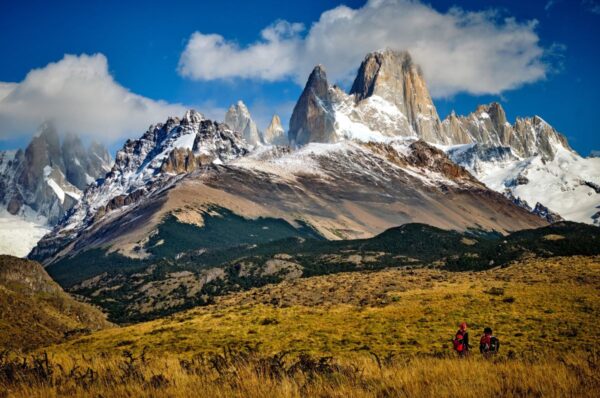 Das beeindruckende Bergmassiv im Nationalpark Los Glaciares mit dem markanten Fitz Roy