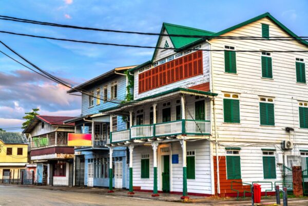 Koloniale Holzarchitektur in Paramaribo, Suriname