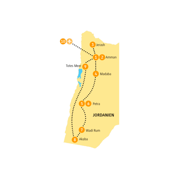 Jordanien Erlebnisreise mit höchstens 12 Gästen 2025 / 2026 | Erlebnisrundreisen.de