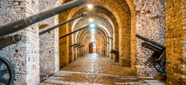 In der Burg Gjirokaster