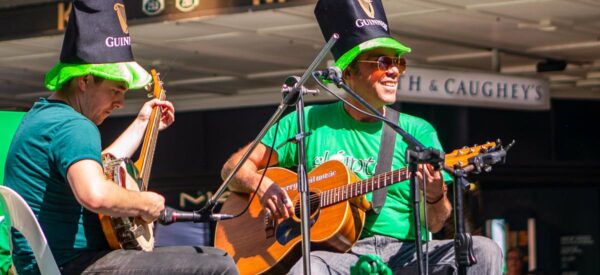 Musiker beim St. Patricks Day