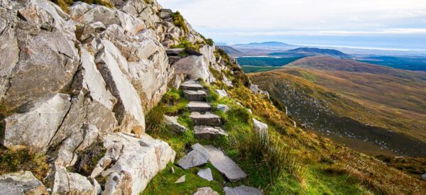 Wanderweg in Connemara