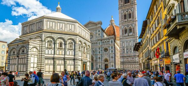 Dom in Florenz mit Baptisterium und Campanile