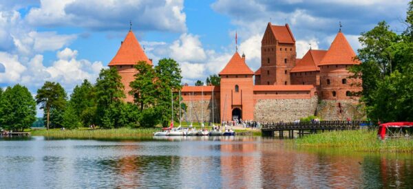 Burg Trakai auf einer Insel im See