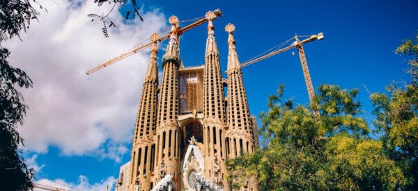 Die unvollendete Basilika Sagrada Familia