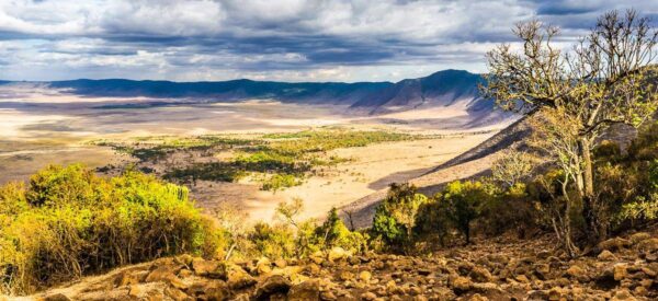 Licht und Schatten über dem Ngorongoro-Krater