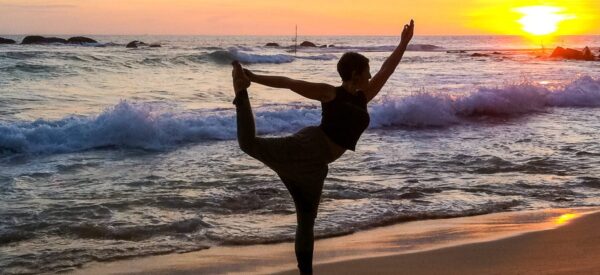 Yoga am Strand