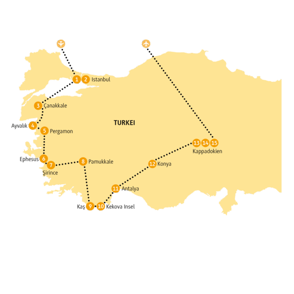 15 Tage Erlebnisreise Türkei 2025 / 2026  | Erlebnisrundreisen.de