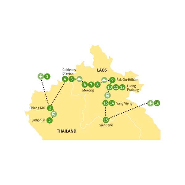 Rundreise Thailand und Laos 2025 / 2026 | Erlebnisrundreisen.de
