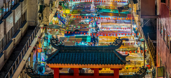 Temple Street in Hongkong
