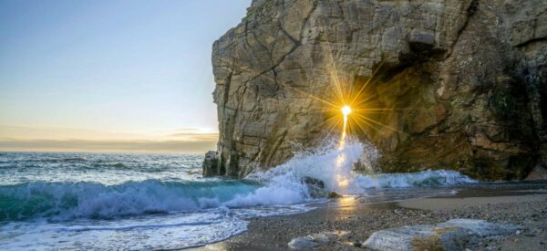 Strand in der Bretagne