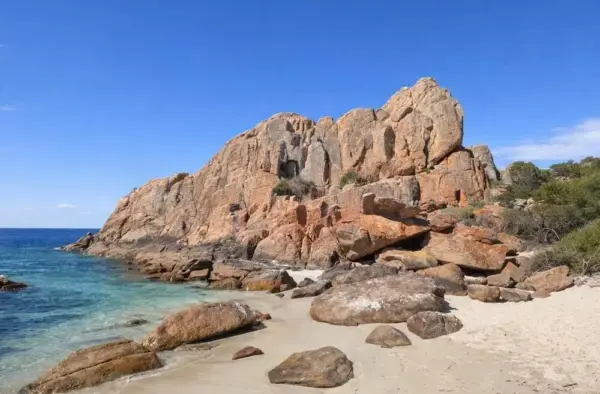 Strandpause am Castle Rock Cape Naturaliste - Tanja Harrasser - Erlebnisrundreisen.de