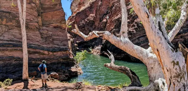 Wanderung in der Hamersley Gorge - Tanja Harrasser - Erlebnisrundreisen.de