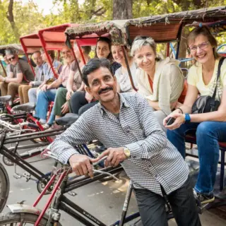 Rikshafahrt in Alt-Delhi - Dominik Ketz - Erlebnisrundreisen.de