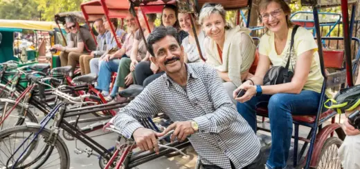 Rikshafahrt in Alt-Delhi - Dominik Ketz - Erlebnisrundreisen.de