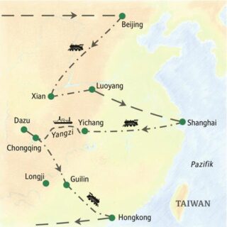 Reiseroute China – die umfassende Reise 2026  | Tinta Tours Erlebnisreisen