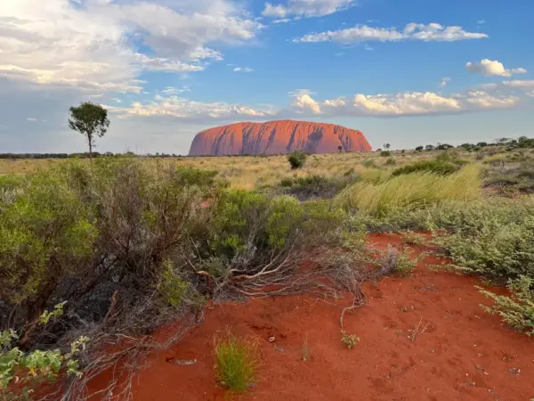 Sonnenuntergangsstimmung am Uluru - Birgit Käßler - Erlebnisrundreisen.de