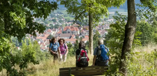 Wanderer oberhalb von Beilngries - Stadt Beilngries - © Stadt Beilngries - Erlebnisrundreisen.de