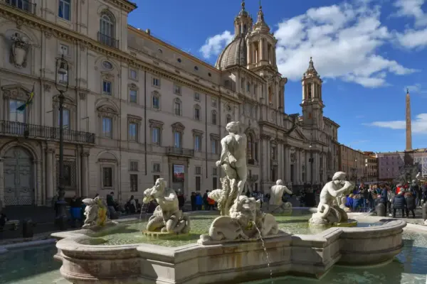 Piazza Navona - Fontana di Moro - Gerd Thiel - Erlebnisrundreisen.de