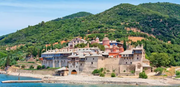Kloster Xenofontos auf der Athos-Halbinsel - N. Pavlakis - Erlebnisrundreisen.de