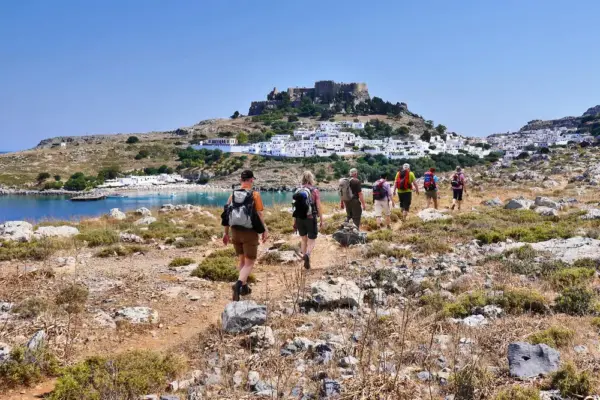 Blick auf Lindos - Thomas Heinz - Erlebnisrundreisen.de