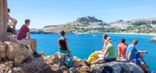 Die Bucht von Lindos - Jan Postel - Erlebnisrundreisen.de