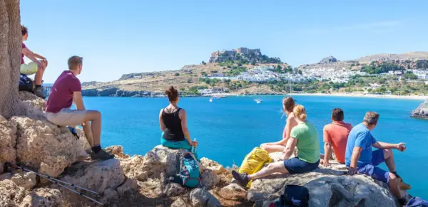 Die Bucht von Lindos - Jan Postel - Erlebnisrundreisen.de