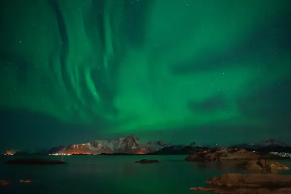 Nordlichter über den Lofoten - Rainer Ax - Erlebnisrundreisen.de
