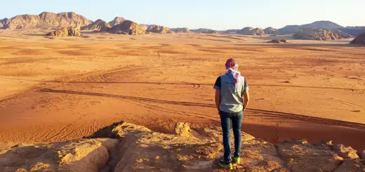 Aussicht im Wadi Rum - Dennis Gowitzke - Erlebnisrundreisen.de