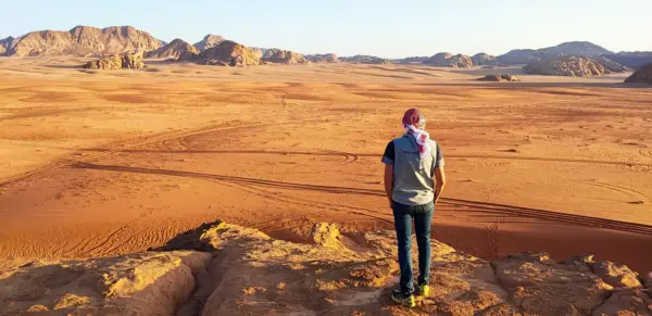 Aussicht im Wadi Rum - Dennis Gowitzke - Erlebnisrundreisen.de