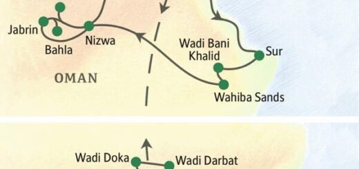 Reiseroute Oman – mit Halbinsel Musandam 2026  | Tinta Tours Erlebnisreisen
