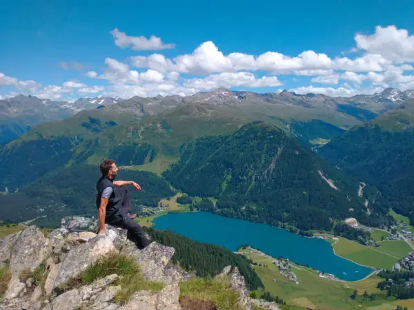 Blick auf den Davoser See - Behzad Marvie - Erlebnisrundreisen.de