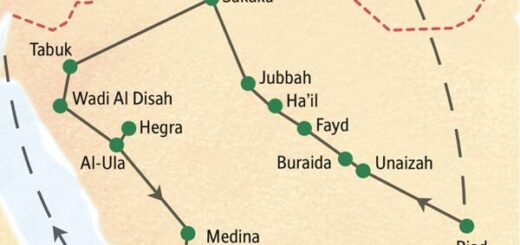 Reiseroute Saudi-Arabien – die Wiege arabischer Kultur 2026  | Tinta Tours Erlebnisreisen