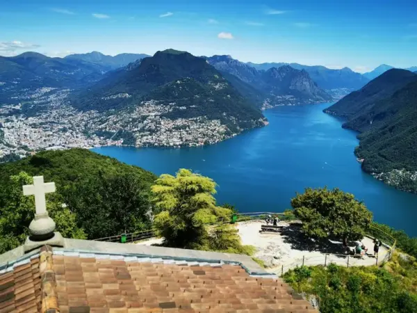 Blick vom Monte San Salvatore auf Lugano - Peter Bartel - Erlebnisrundreisen.de