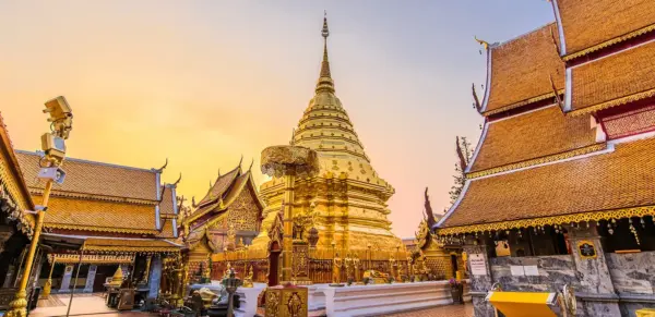 Goldener Tempel Wat Phra That Doi Suthep - Chanawin - © Chanawin / Adobe.com - Erlebnisrundreisen.de