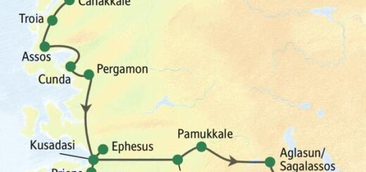Reiseroute Westtürkei – Höhepunkte 2026  | Tinta Tours Erlebnisreisen