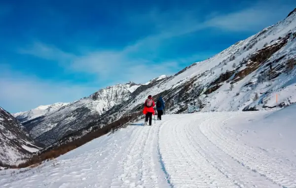 Winterwandern im Saastal - Sabine Peter - Erlebnisrundreisen.de