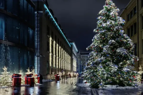 Weihnachtsbaum in Zürich - ZürichTourismus/BrunoMac - Erlebnisrundreisen.de