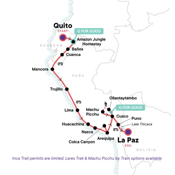 Adventure-Trip-Von-Quito-nach-La-Paz-Amazonas-Antike-Kulturen-1