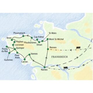 Bretagne Studienreise 2026 Keltenland am Meer  | Tinta Tours Erlebnisreisen