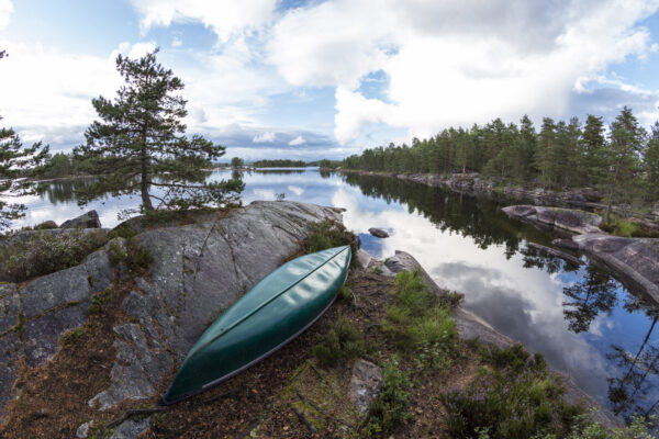 Paddeln mit dem Kanadier im Naturreservat Glaskogen